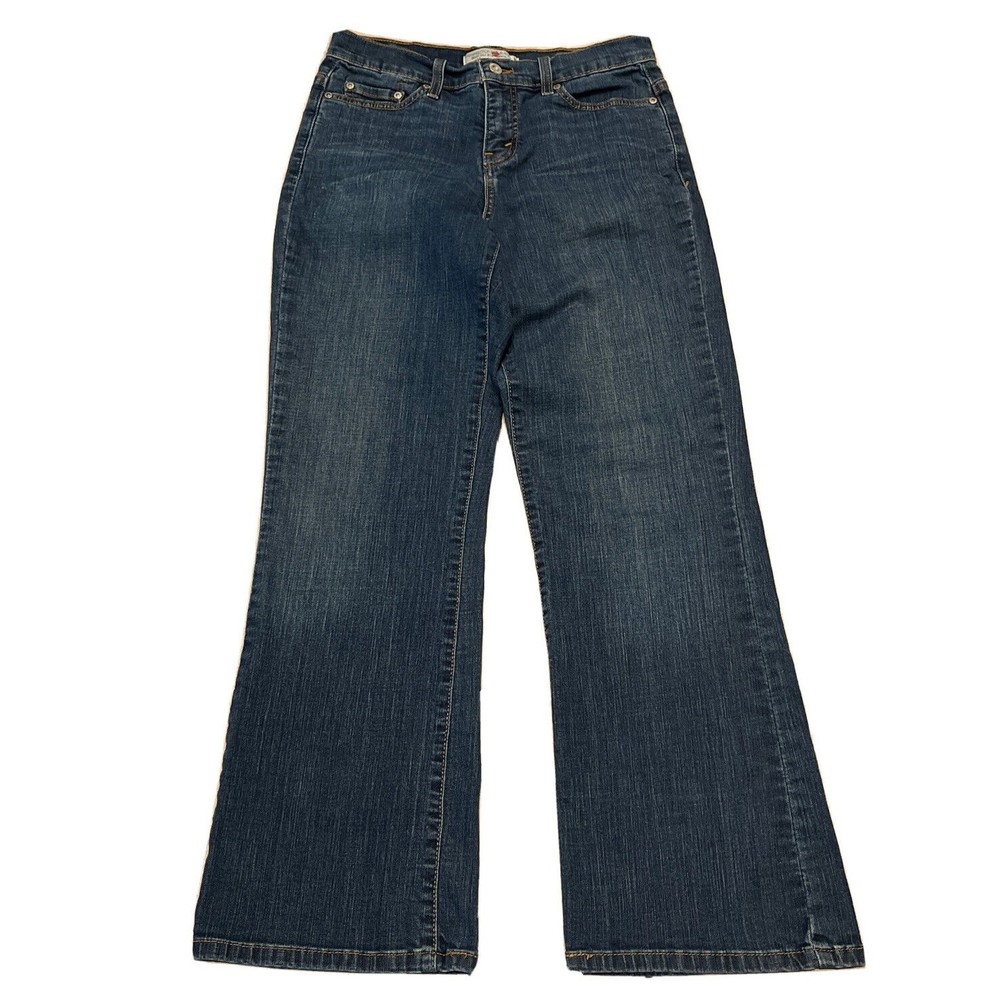 Levis 512 Womens Jeans Size 6 Low Rise Perfectly Slimming Bootcut Embellished